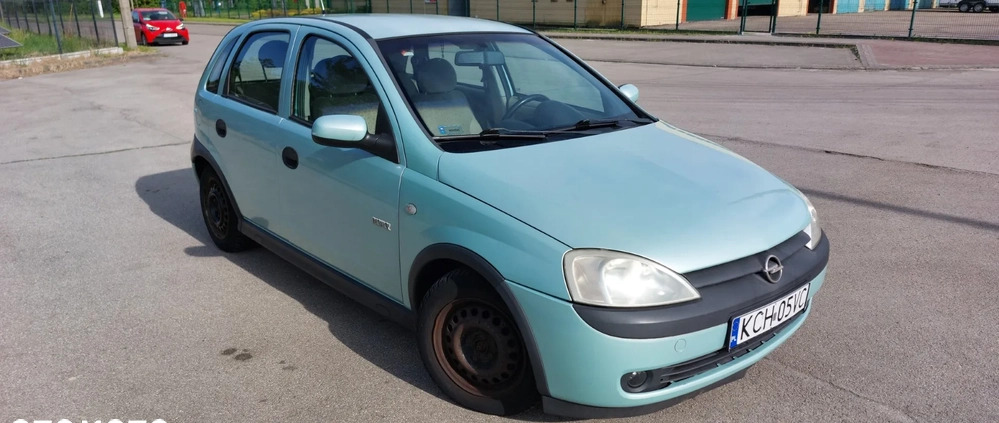 Opel Corsa cena 2699 przebieg: 211800, rok produkcji 2001 z Chrzanów małe 67